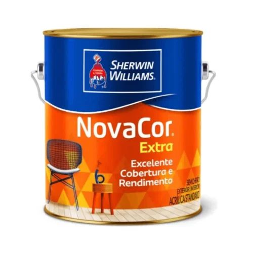 Tinta Acrílica NovaCor Extra Standard Fosca Palha 3,6 L Sherwin-Williams